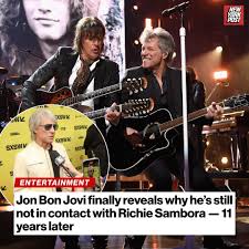 The bad blood between #JonBonJovi and ex-bandmate #RichieSambora ...