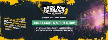 Rock for Tolerance Open Air Festival in Hann. Münden